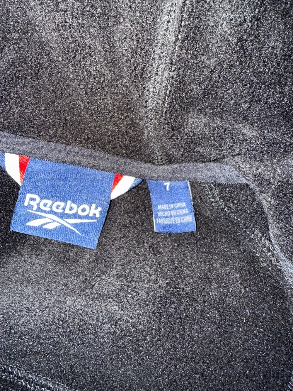 Reebok Black Hooded Softshell Jacket with Chest Zip